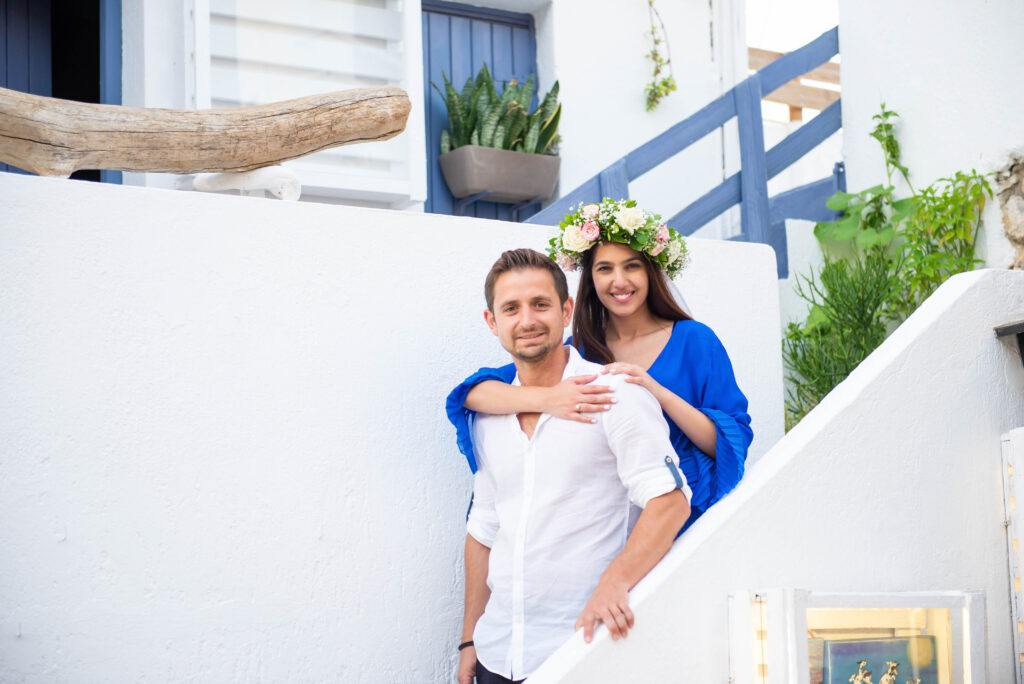 Couple after proposal