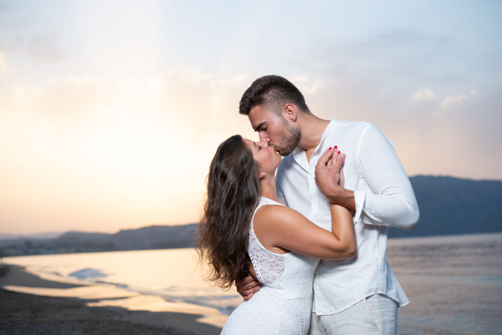 Beach kiss
